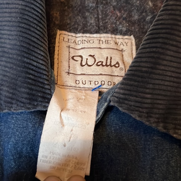 Vintage Walls X OCD Cleaners Fox Repurposed Barn Jacket Men’s Large/Tall - Picture 3 of 13